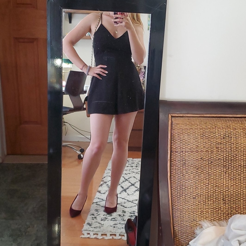 Guess black mini romper
